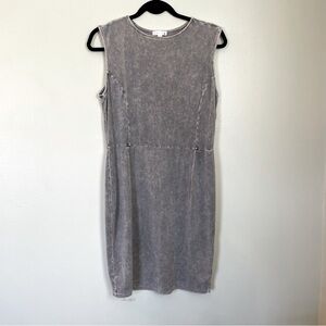 Leith | Gray Grunge Bodycon Dress | Size Small